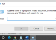 windows 10 run