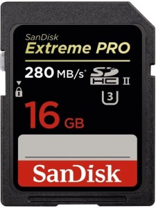 Alte carduri miniatura de mare viteza - SanDisk Extreme PRO 16 GB, UHS-II