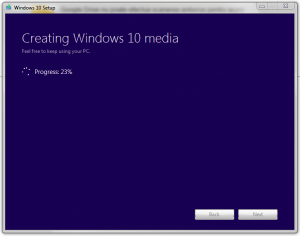 Crearea unui suport fizic pentru instalarea Win10 cu Windows Media Creation Tool - Crearea fisierului ISO