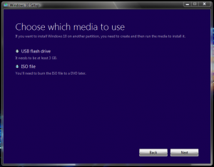 Cum sa faci un stick bootabil cu Windows 10 - Alegere suport sau imagine
