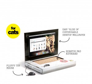 Cumpara un laptop pentru pisica ta - Gadget-ul de la Suck.uk