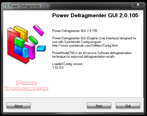 Defragmentarea hardului cu Power Defragmenter - Power Defragmenter