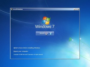 Instalare Windows 7 - Selectare actiune - instalare sau reparare