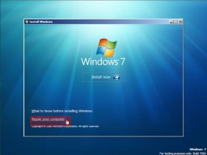Realizarea unui CD de recuperare cu Windows 7
