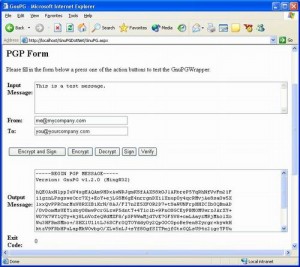 Utilizarea programului de criptare GnuPG - Criptarea e-mail-urilor cu GnuPG for .NET